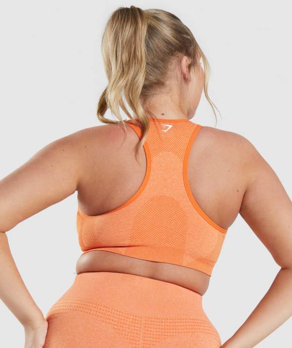 Damske Športové Podprsenky Gymshark Vital Seamless 2.0 Marhule Oranžové | RY6413502
